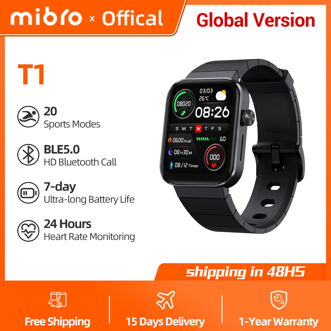 Smartwatch Watches For Men Digital - Mibro Watch T1 Global Version 1.6Inch