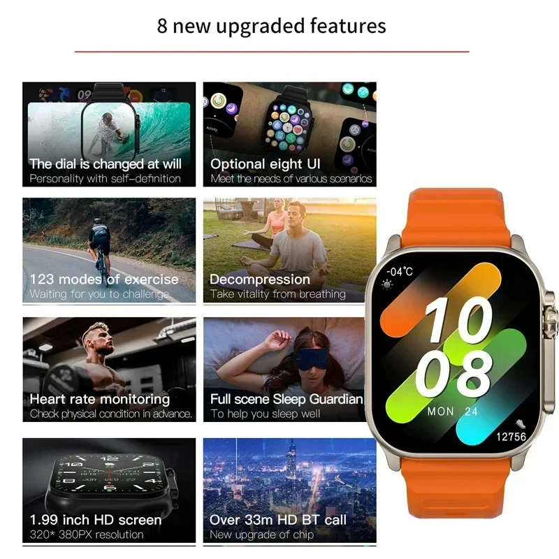 New Watch T10 Ultra Smart Watc - Smartwatch New Watches For Women ulasan dan harga