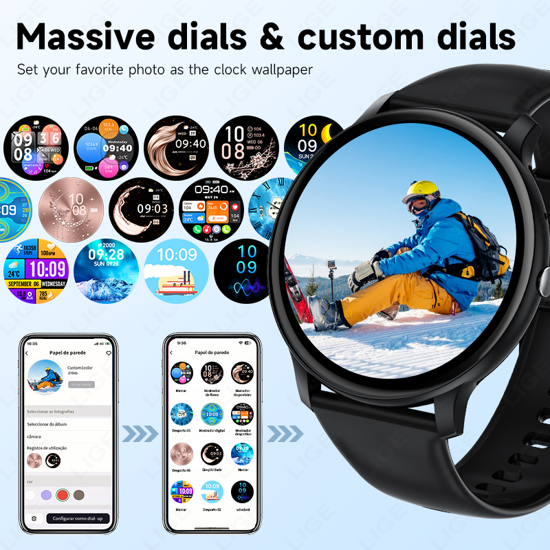 LIGE Bluetooth Call Women Smar - Smartwatch Latest Watches For Women ulasan dan harga