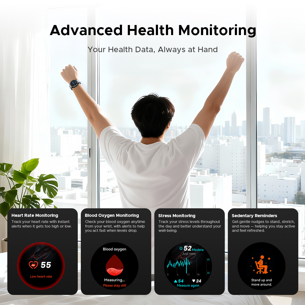 DOOGEE ANYWISE W1 PRO Smartwat - Smartwatch Health Watches ulasan dan harga
