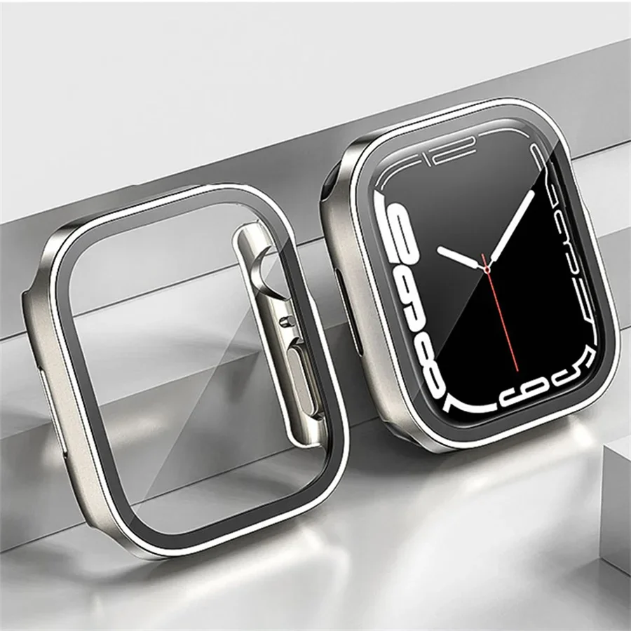Glass+cover For Apple Watch ca - Smartwatch Watches For Women ulasan dan harga