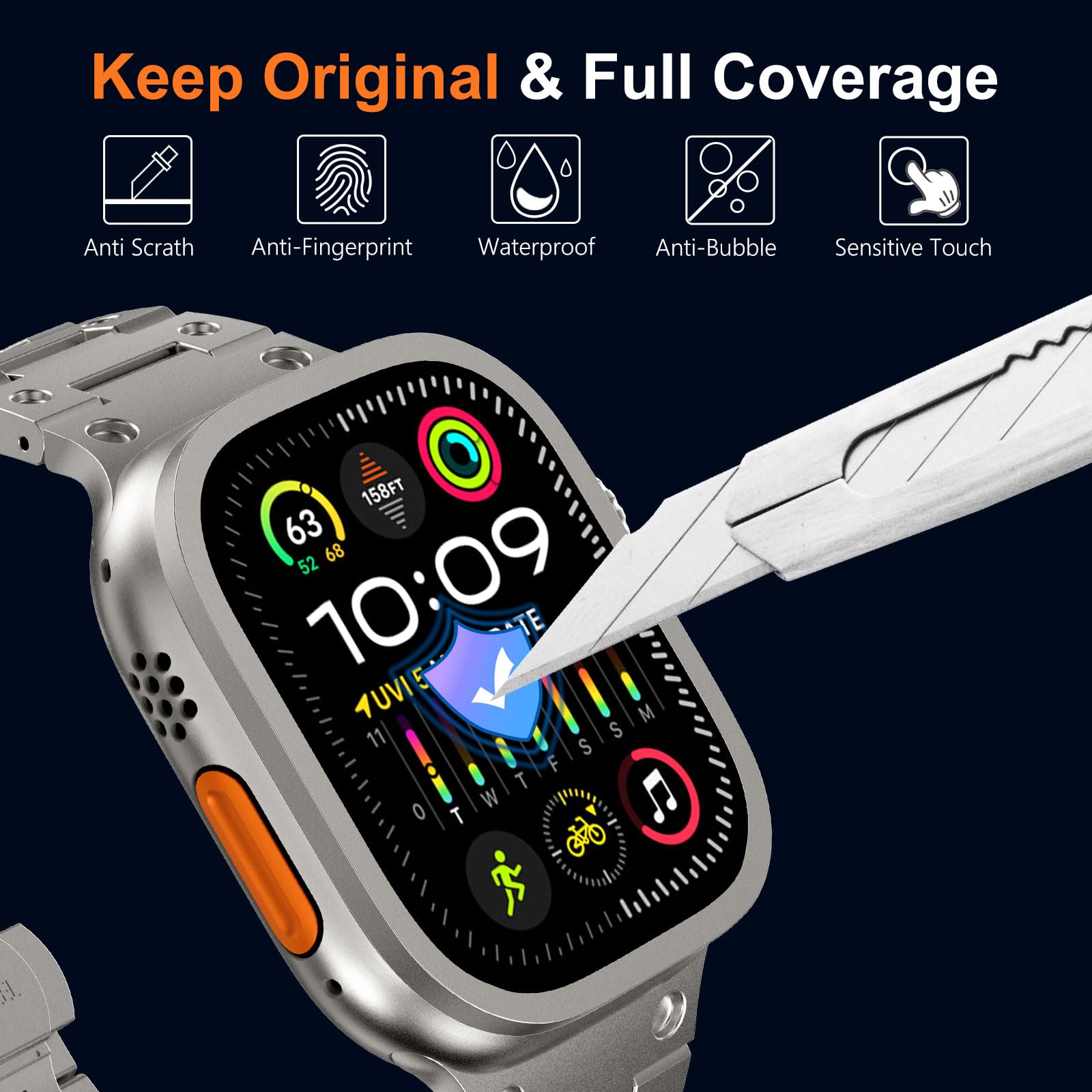 Tempered Glass for Apple Watch - Smartwatch Watches For Women ulasan dan harga