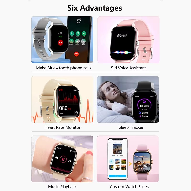 Latest Upgraded Fashion Design - Smartwatch Latest Watches For Women ulasan dan harga