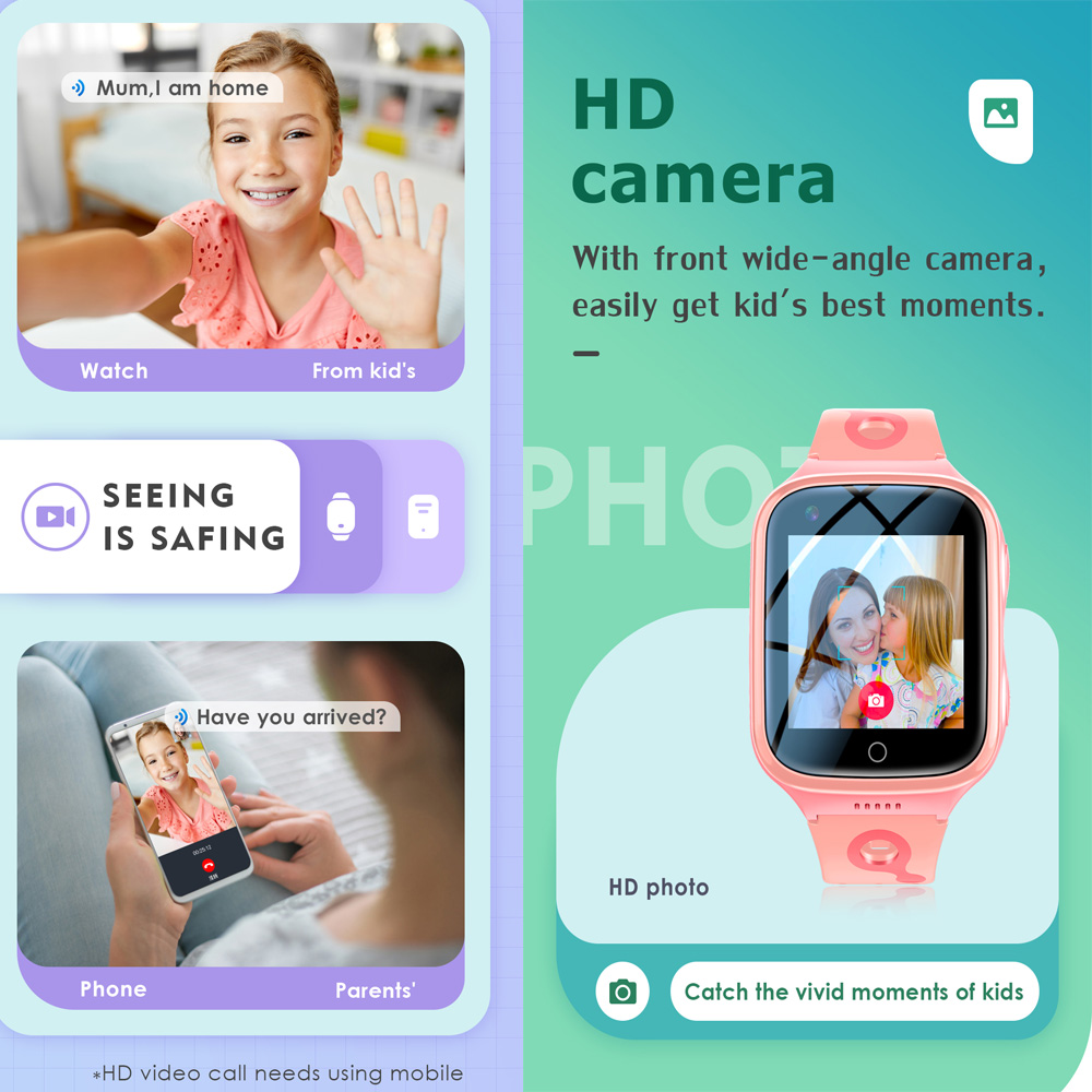 4G Smart Watch Kids GPS WiFi V - Smartwatch Watches Gift For Girls ulasan dan harga