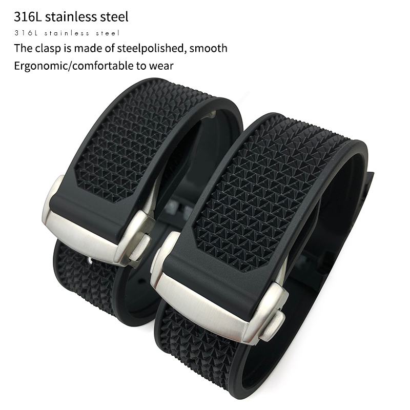 Rubber Watchband For Omega Spe - Omega Watch Speedmaster ulasan dan harga