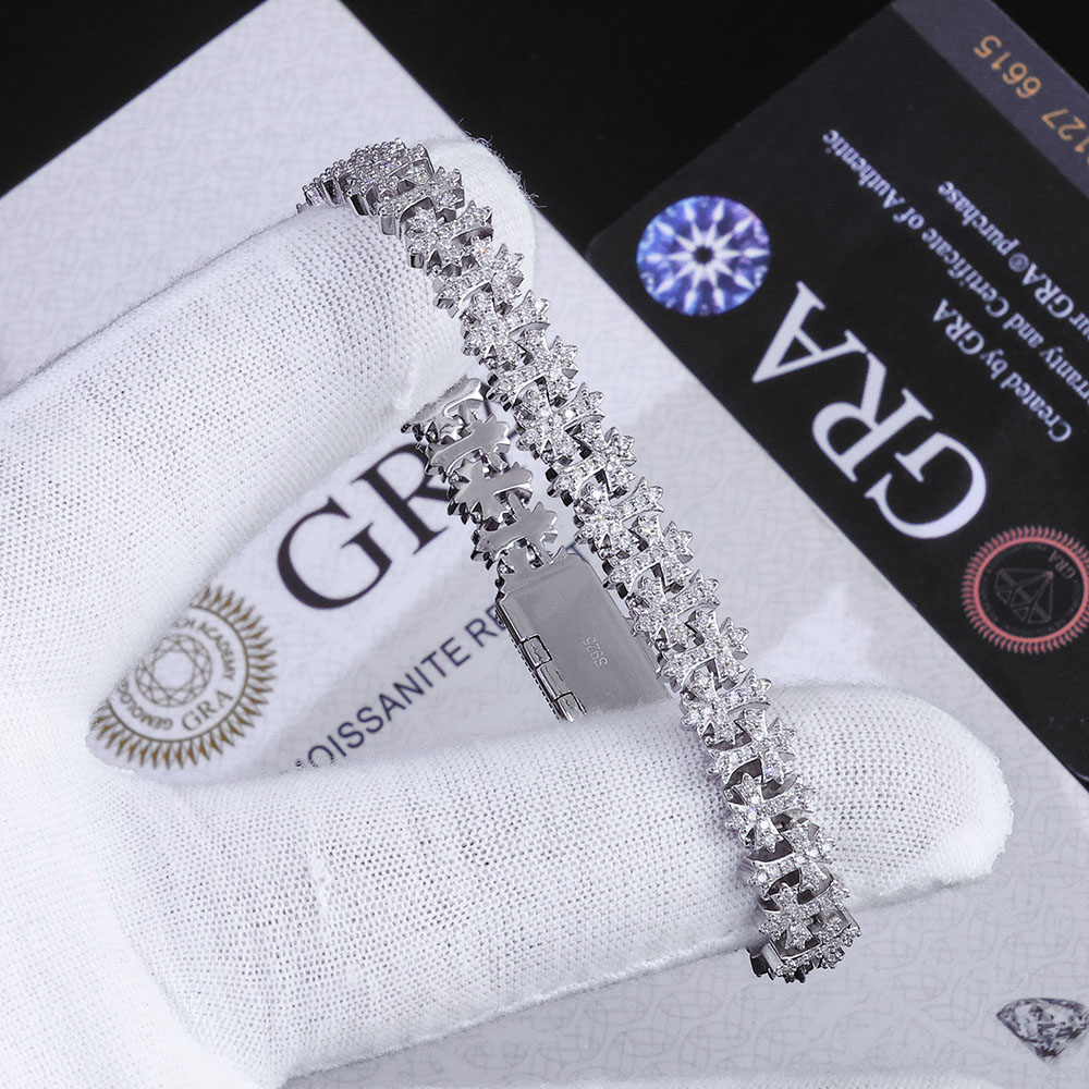 8MM VVS Moissanite Cross Cuban - Vs Smartwatch ulasan dan harga