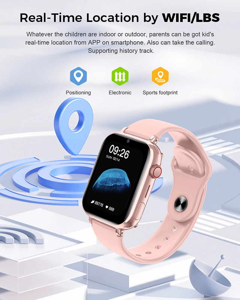 2025 Smart Watch Kids LBS Loca - Smartwatch Watches Gift For Girls ulasan dan harga