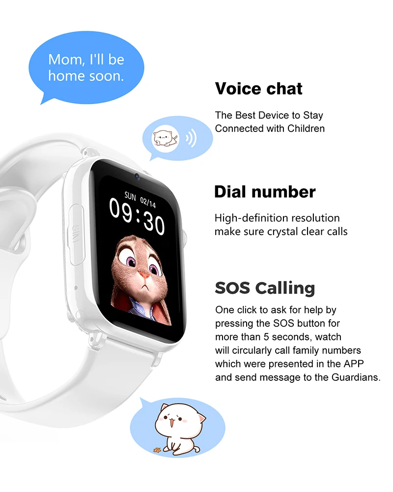 2025 Smart Watch Kids LBS Loca - Smartwatch Watches Gift For Girls ulasan dan harga