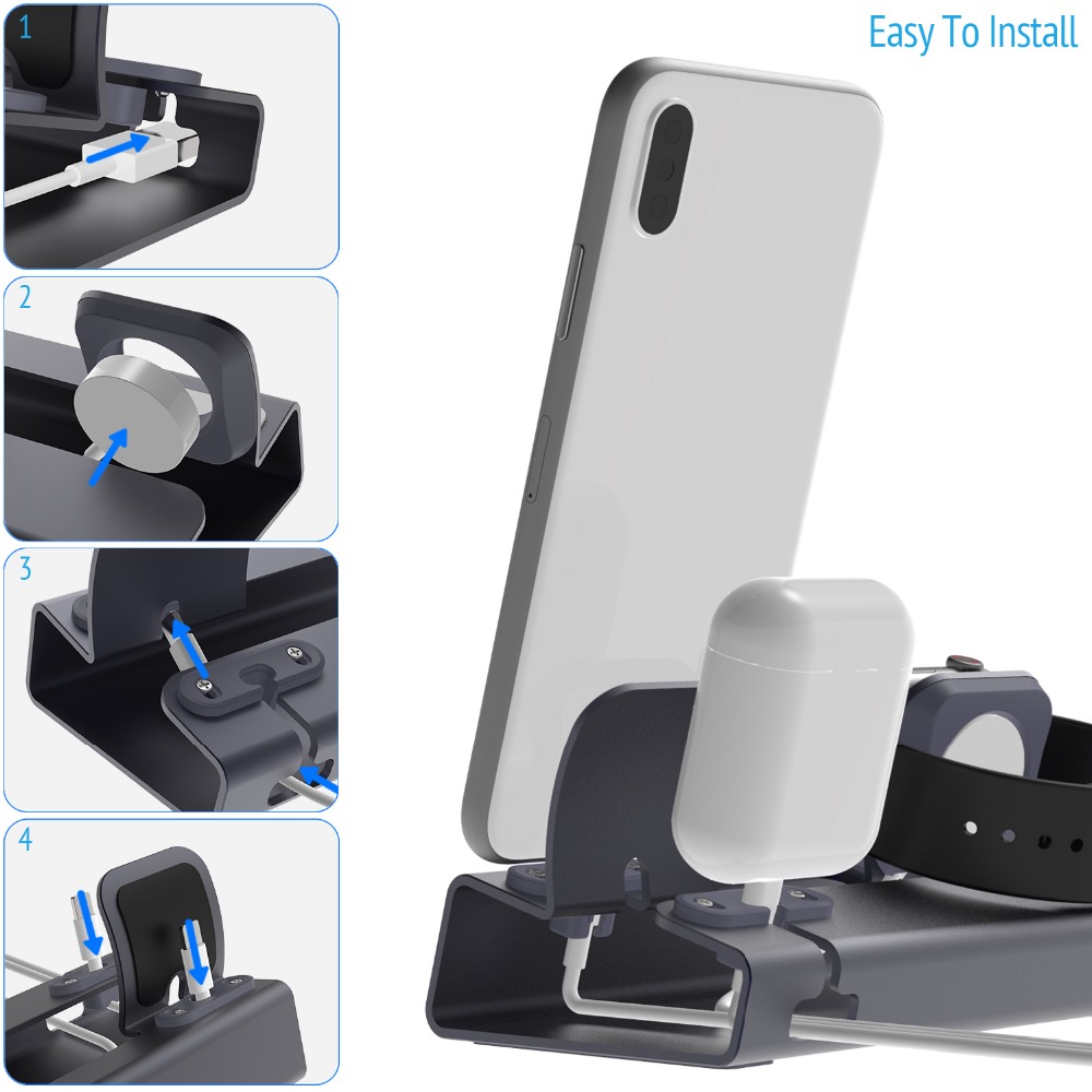 Charging Dock Station Stand Ho - Watch Watch Xs ulasan dan harga