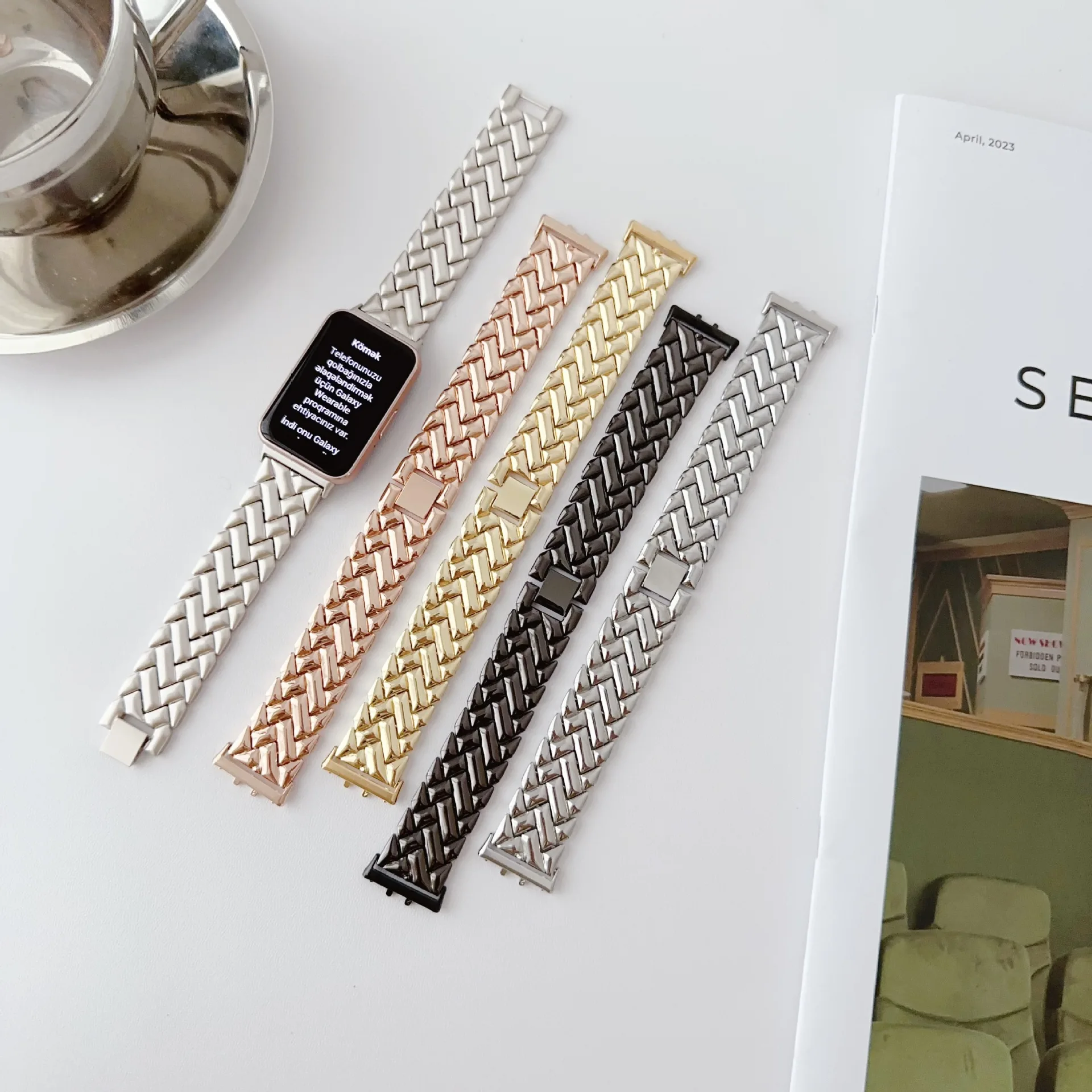 New Wristband Metal Strap for  - Smartwatch New Watches For Women ulasan dan harga