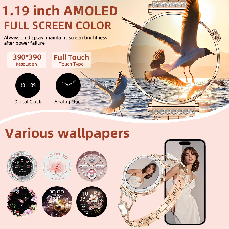 Luxury Smart Watch Women Ladie - Smartwatch Latest Watches For Women ulasan dan harga