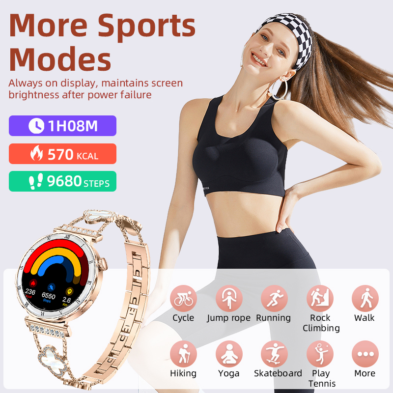 Luxury Smart Watch Women Ladie - Smartwatch Latest Watches For Women ulasan dan harga