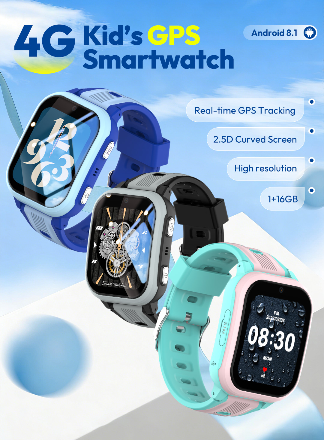 KT41 Smart Watch - 4G Phone Ch - Smartwatch Watches Gift For Girls ulasan dan harga