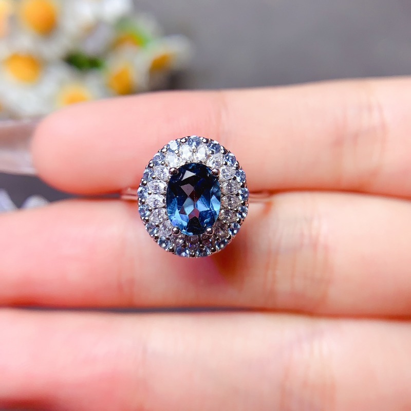 Pure London Blue Topaz Ring fo - Vs Smartwatch ulasan dan harga