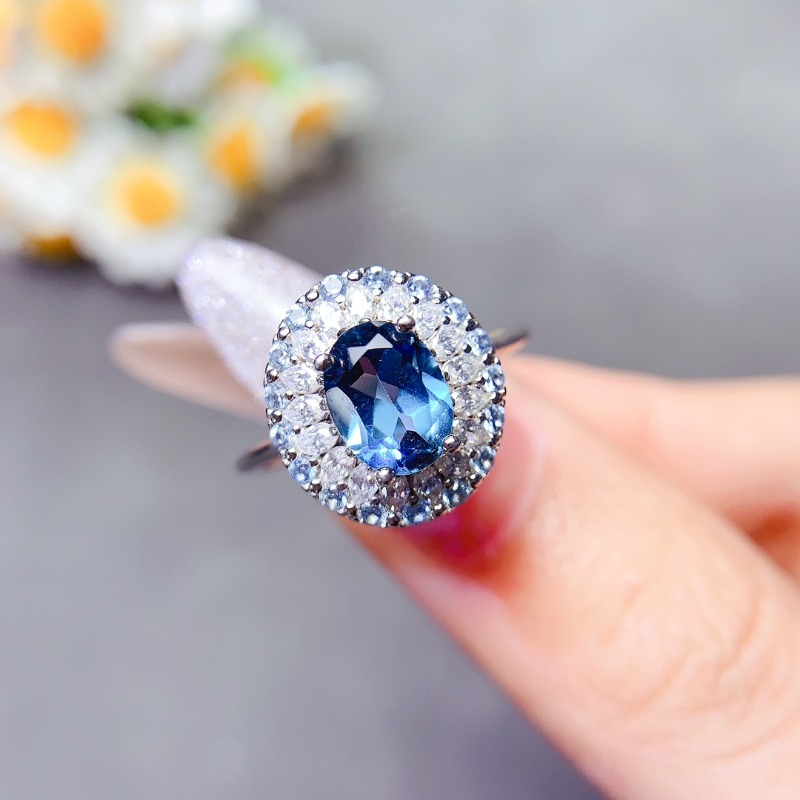 Pure London Blue Topaz Ring fo - Vs Smartwatch ulasan dan harga