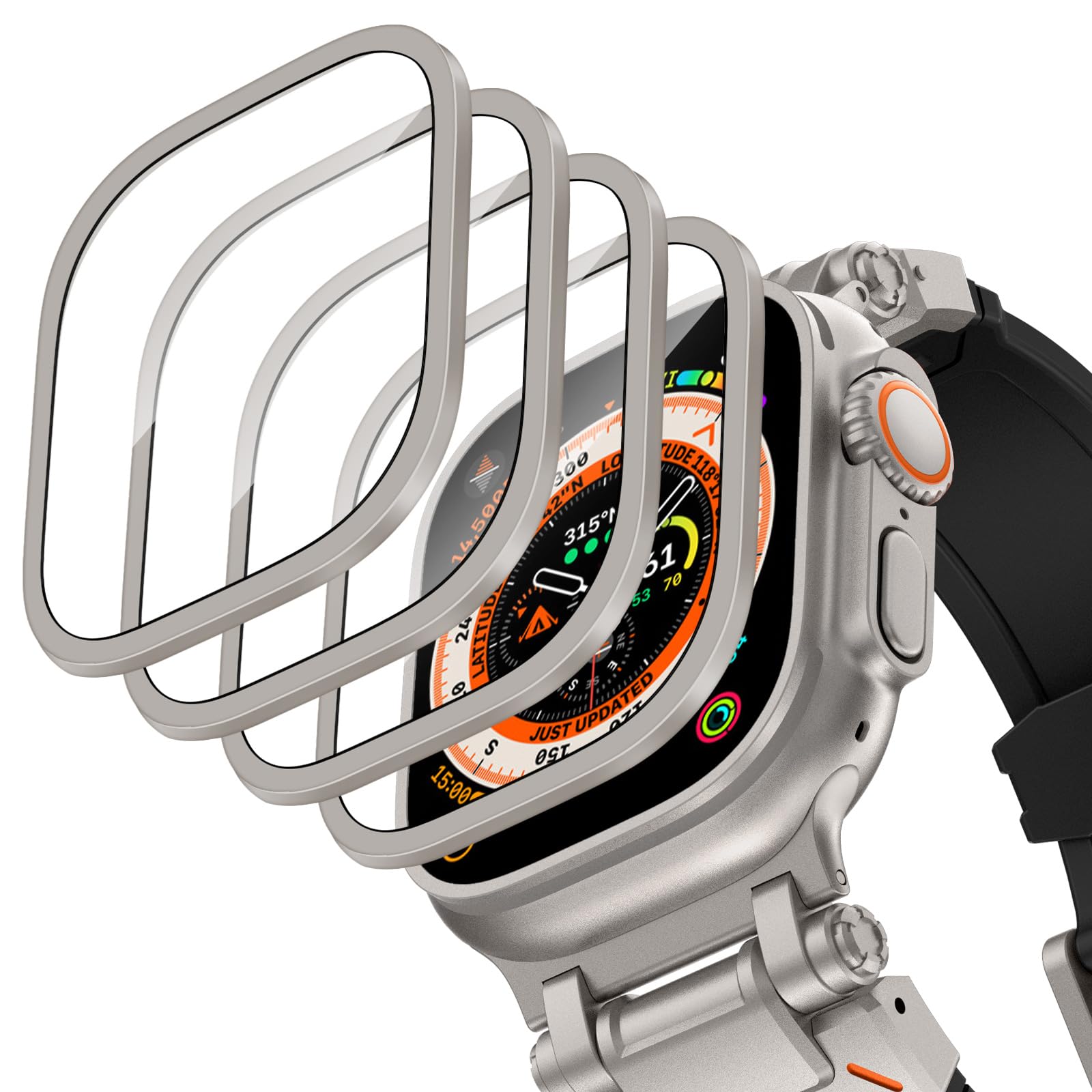 Aluminium Alloy Case+Tempered  - Smartwatch Watches For Women ulasan dan harga
