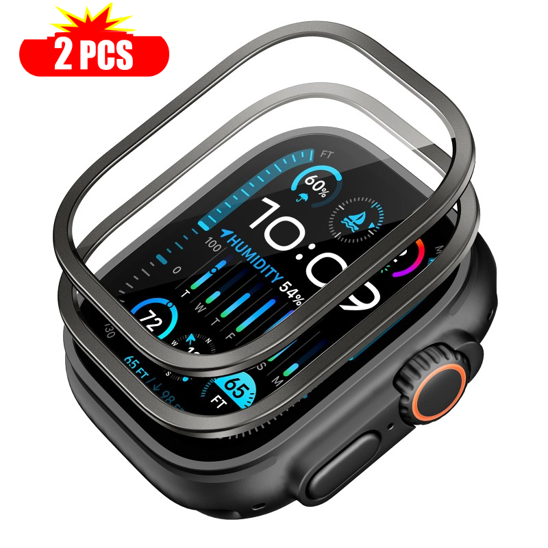 2pcs Tempered Glass for Apple  - Smartwatch Watches For Women ulasan dan harga