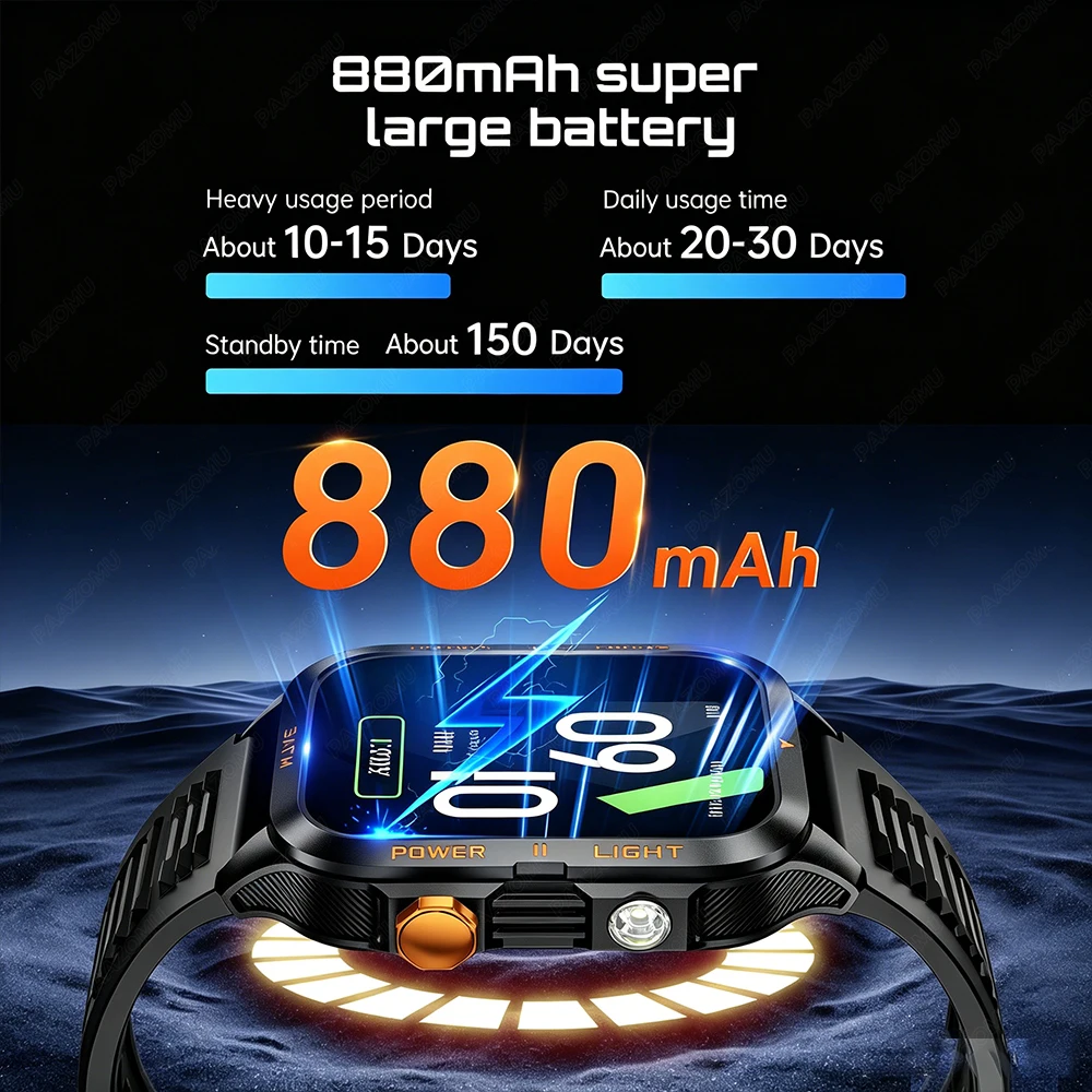 Military Grade SmartWatch Men  - Smartwatch Watches For Men Digital ulasan dan harga